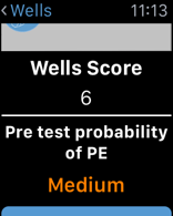 PE probability score